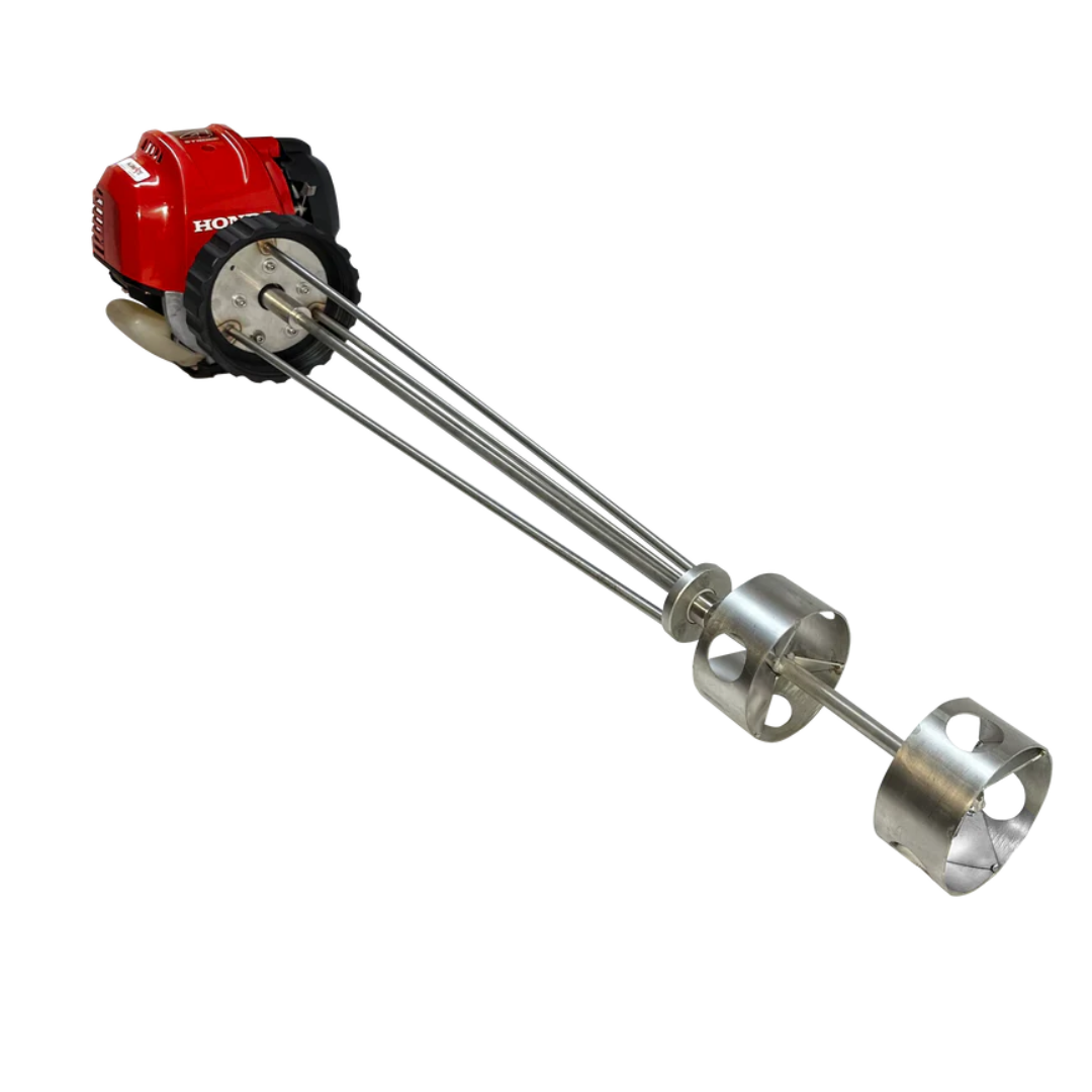 IBC chemical mixer preparing liquid nitrogen fertiliser for foliar spray in agriculture